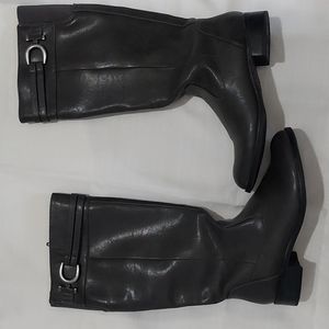 Life Stride Sinclair Gray Zip riding boots 7.5M